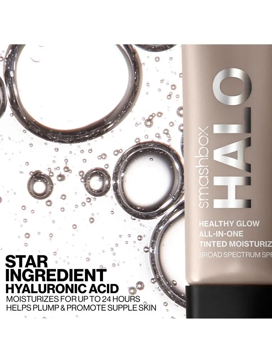 Увлажняющий тонирующий крем Halo Healthy Glow с широким спектром защиты SPF 25 Smashbox — изображение 6 из 10