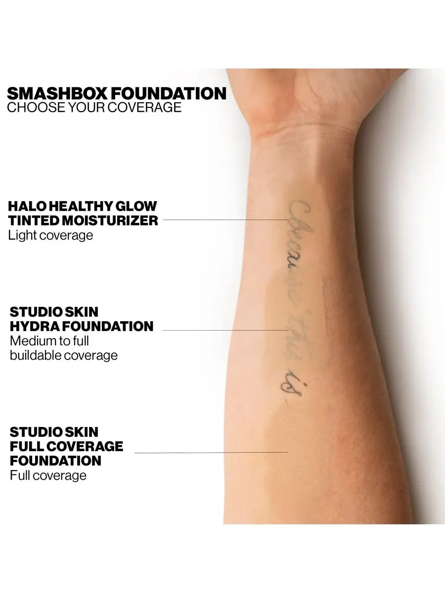 Увлажняющий тонирующий крем Halo Healthy Glow с широким спектром защиты SPF 25 Smashbox — изображение 7 из 9