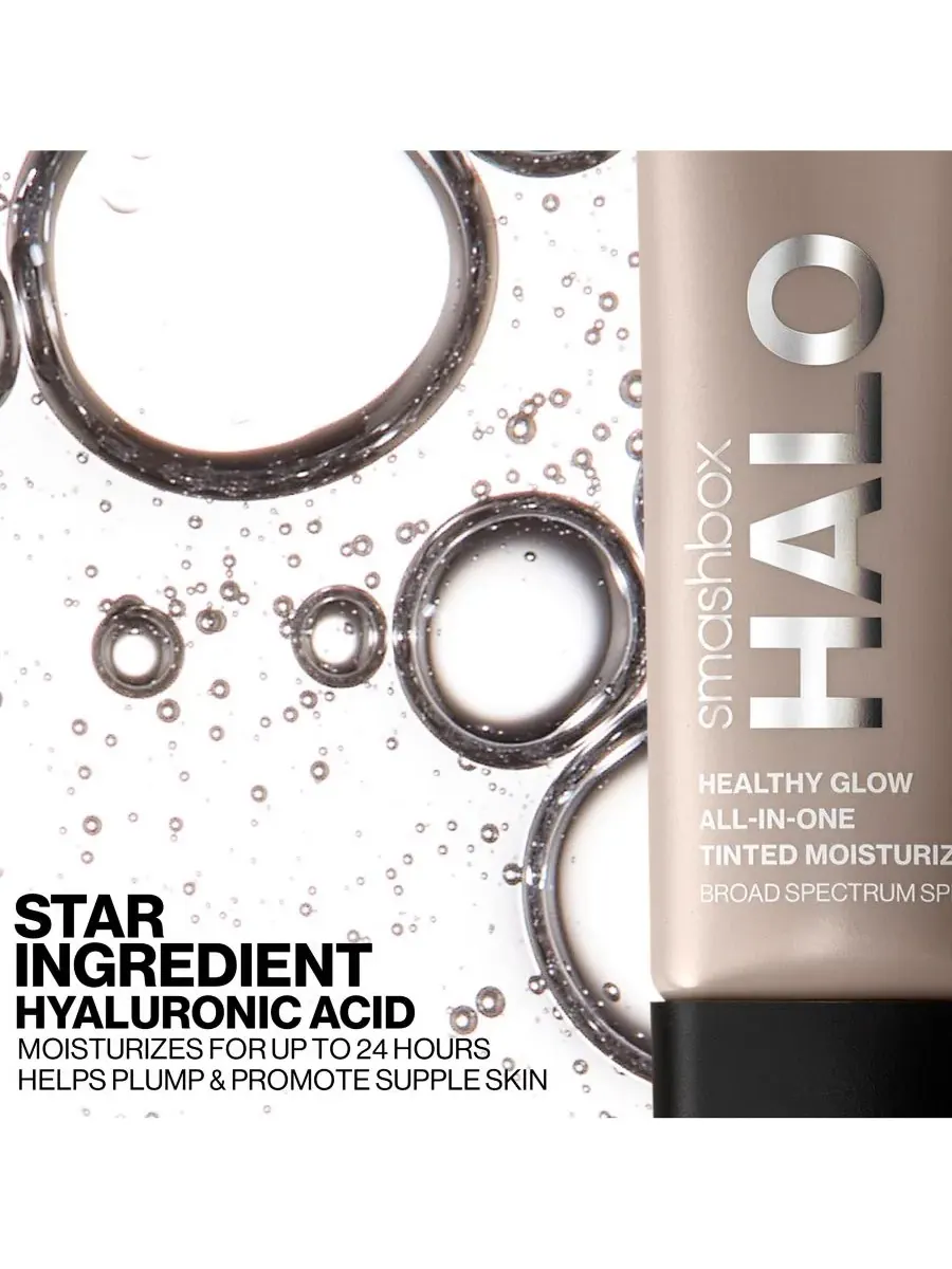 Увлажняющий тонирующий крем Halo Healthy Glow с широким спектром защиты SPF 25 Smashbox — изображение 6 из 10
