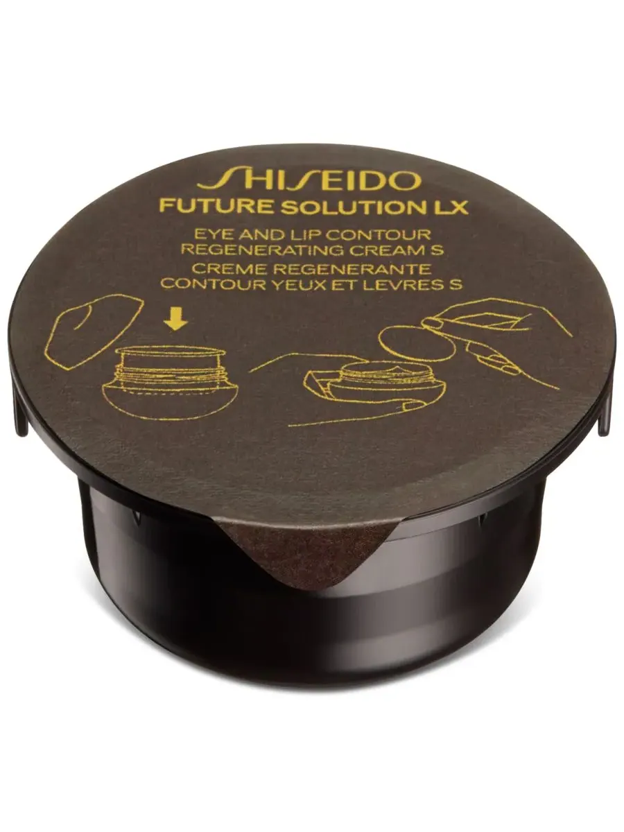 Shiseido Сменный блок восстанавливающего крема для контура глаз и губ Future Solution LX, 0,6 унции