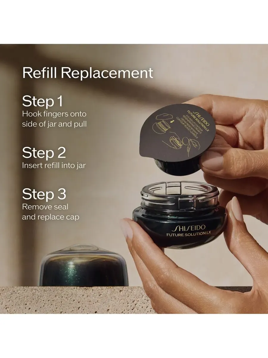 Shiseido Сменный блок восстанавливающего крема для контура глаз и губ Future Solution LX, 0,6 унции — изображение 9 из 9