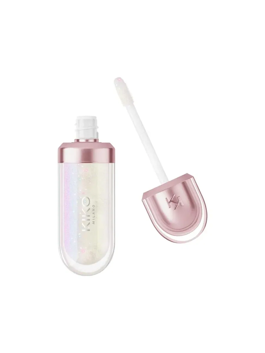 Масло для губ KIKO Milano 3D Hydra, 6 мл, Milky Way — изображение 3 из 5