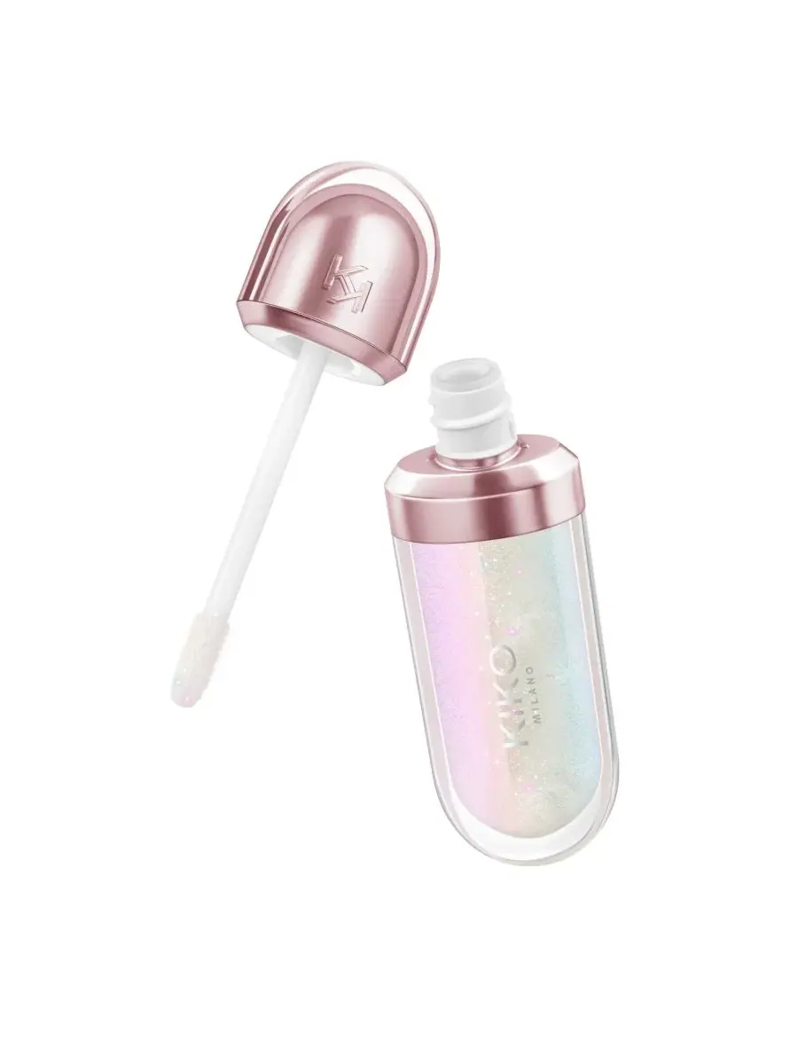 Масло для губ KIKO Milano 3D Hydra, 6 мл, Milky Way — изображение 4 из 5