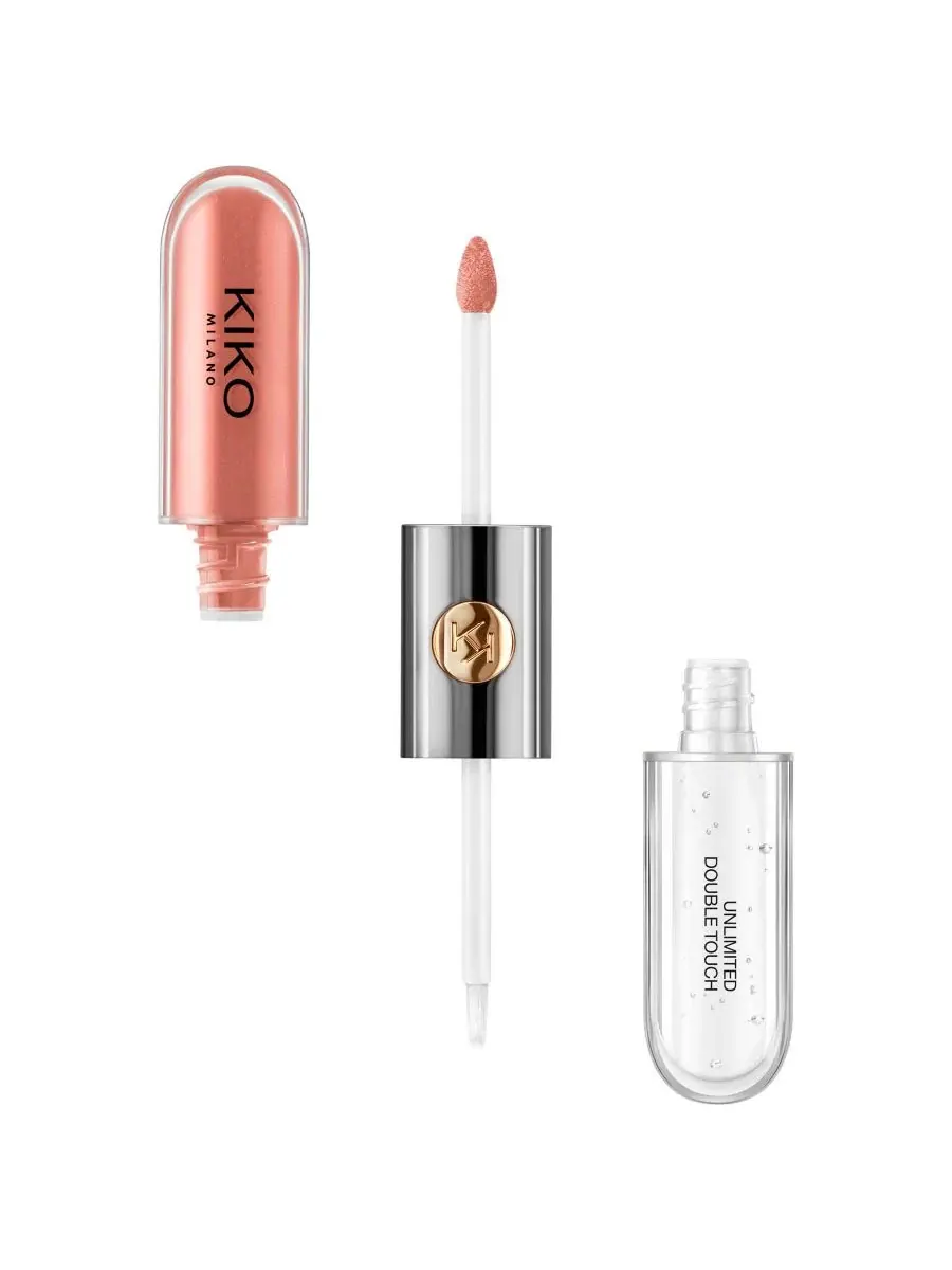Жидкая помада Unlimited Double Touch, 6 мл KIKO Milano, 129 Burnt Tangerine — изображение 1 из 6