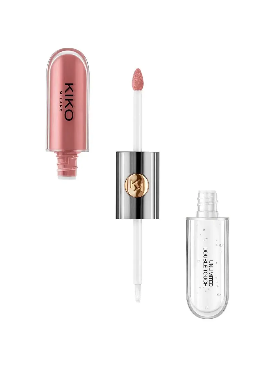 Жидкая помада с блеском, 5,7 мл, Unlimited Double Touch KIKO Milano, 131 Spiced Tea — изображение 1 из 6
