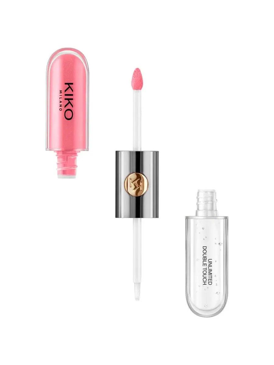 Жидкая помада с блеском для губ, 6 мл, модель Unlimited Double Touch KIKO Milano — изображение 1 из 6