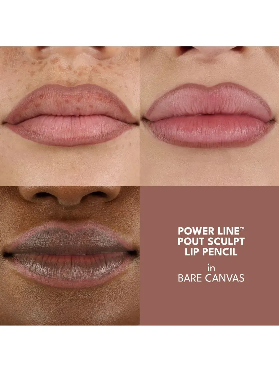 Карандаш для губ Power Line Pout Sculpt, 0.4 унции Buxom Cosmetics, Neutral Nude — изображение 3 из 8