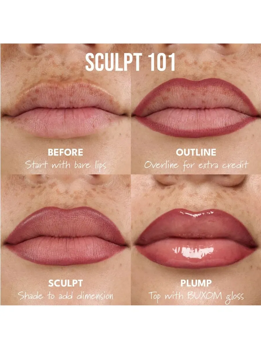 Карандаш для губ Power Line Pout Sculpt, 0,4 унции (11 г) Buxom Cosmetics — изображение 6 из 8