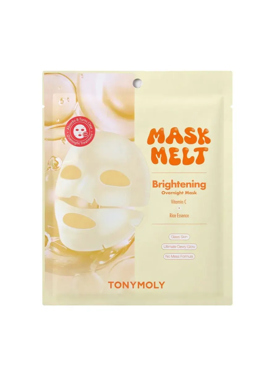 Гидрогелевая маска для лица TONYMOLY Mask Melt Brightening Overnight, 36 г — изображение 3 из 9