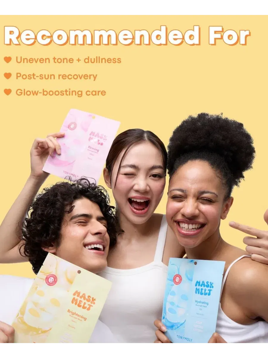 Гидрогелевая маска для лица TONYMOLY Mask Melt Brightening Overnight, 36 г — изображение 8 из 9