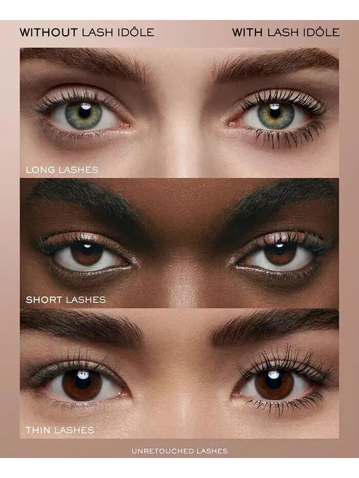 Водостойкая тушь для ресниц Lancôme Lash Idôle, 01 Glossy Black, 8 мл — изображение 4 из 10