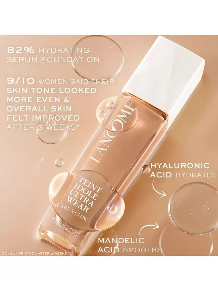 Teint Idole Ultra Wear Care & Glow Serum Тональная основа Lancôme — изображение 6 из 9