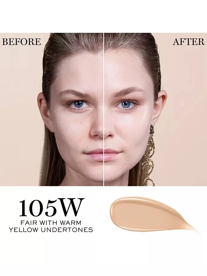 Тональная основа Lancôme Teint Idole Ultra Wear Care & Glow Serum Foundation, цвет 105W — изображение 2 из 9