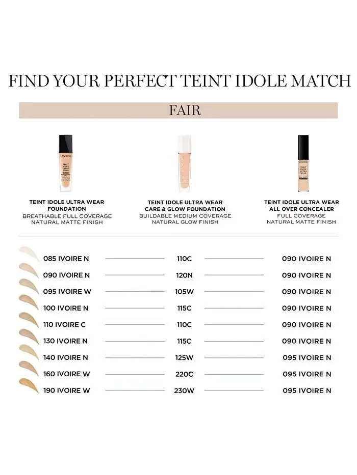 Teint Idole Ultra Wear Care & Glow Serum Тональная основа Lancôme — изображение 9 из 9