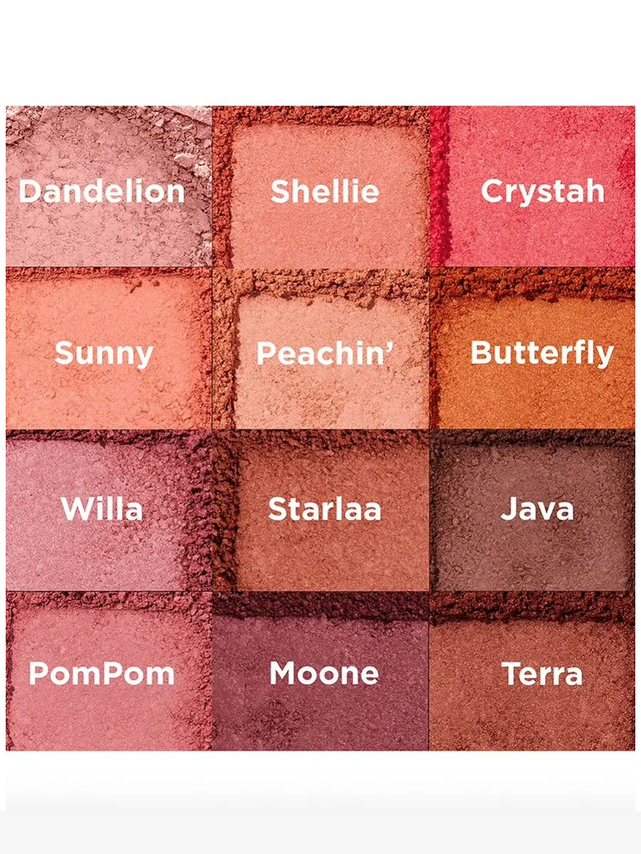 Мини-румяна WANDERful World Silky-Soft Powder Blush Benefit Cosmetics, цвет shellie mini — изображение 7 из 10
