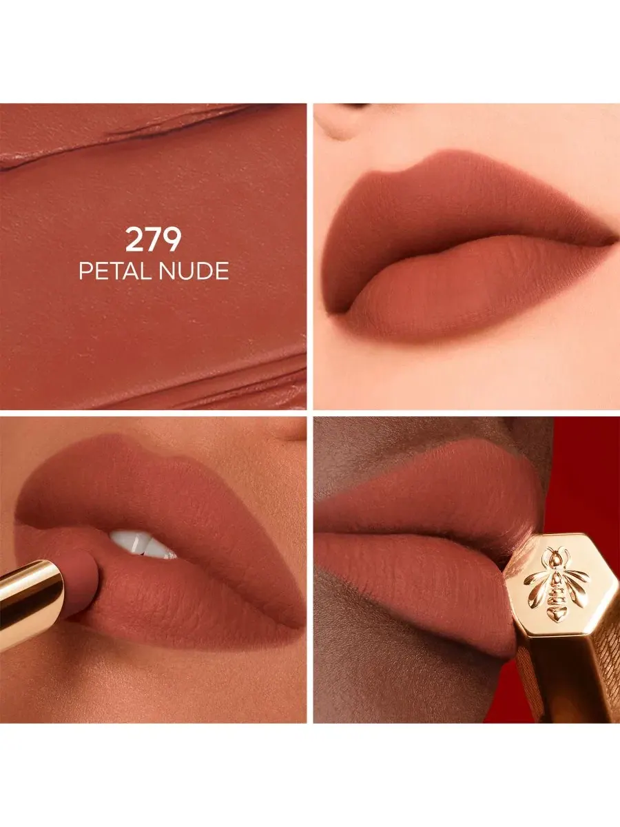 Помада KissKiss с медом Guerlain, 279 petal nude — изображение 2 из 8