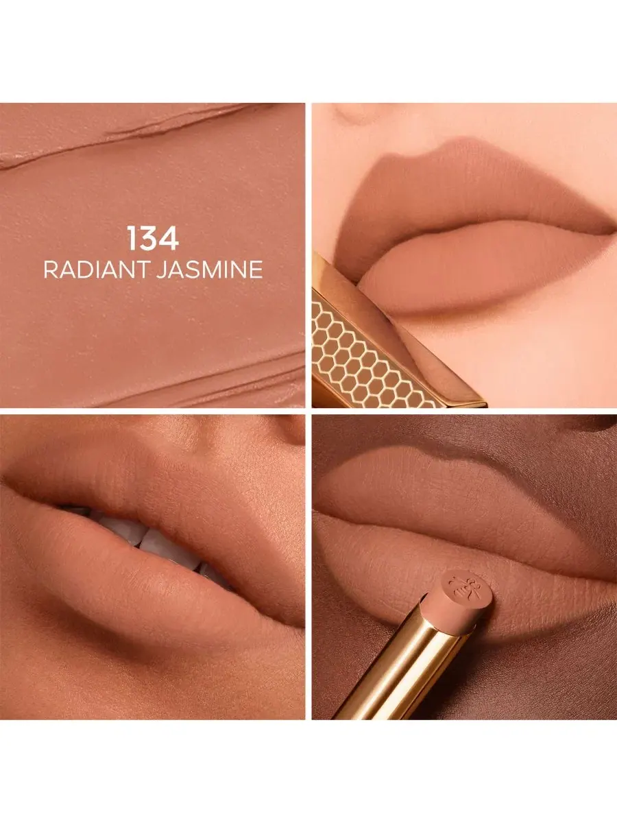 Помада KissKiss с медом Guerlain, 134 radiant jasmine — изображение 2 из 7