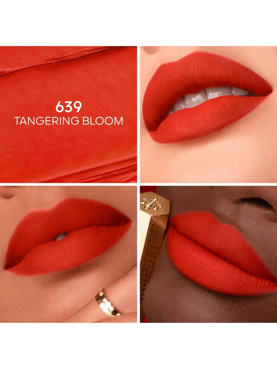 Помада KissKiss с медом Guerlain, 639 tangerine bloom — изображение 2 из 8