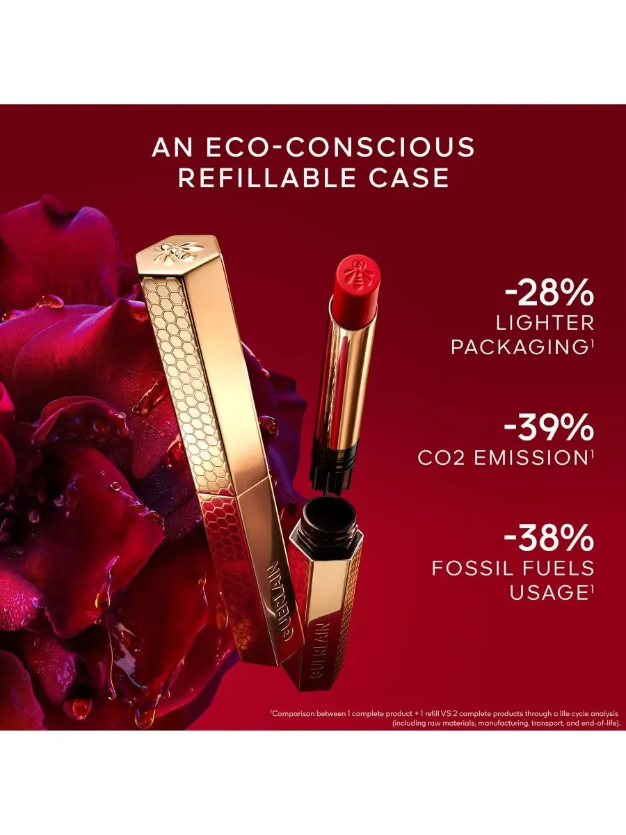 Помада KissKiss с медом Guerlain, 668 warm marigold — изображение 4 из 8