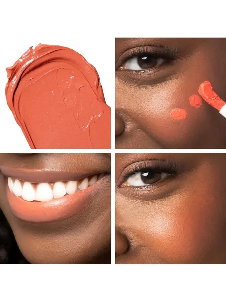 Жидкие румяна Palladio, с витамином E и зеленым чаем, Sunny Coral — изображение 4 из 6