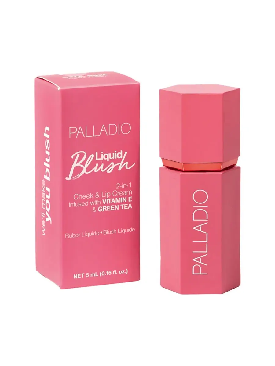 Жидкие румяна-тинт для щек и губ Palladio, 4,5 мл — изображение 3 из 6