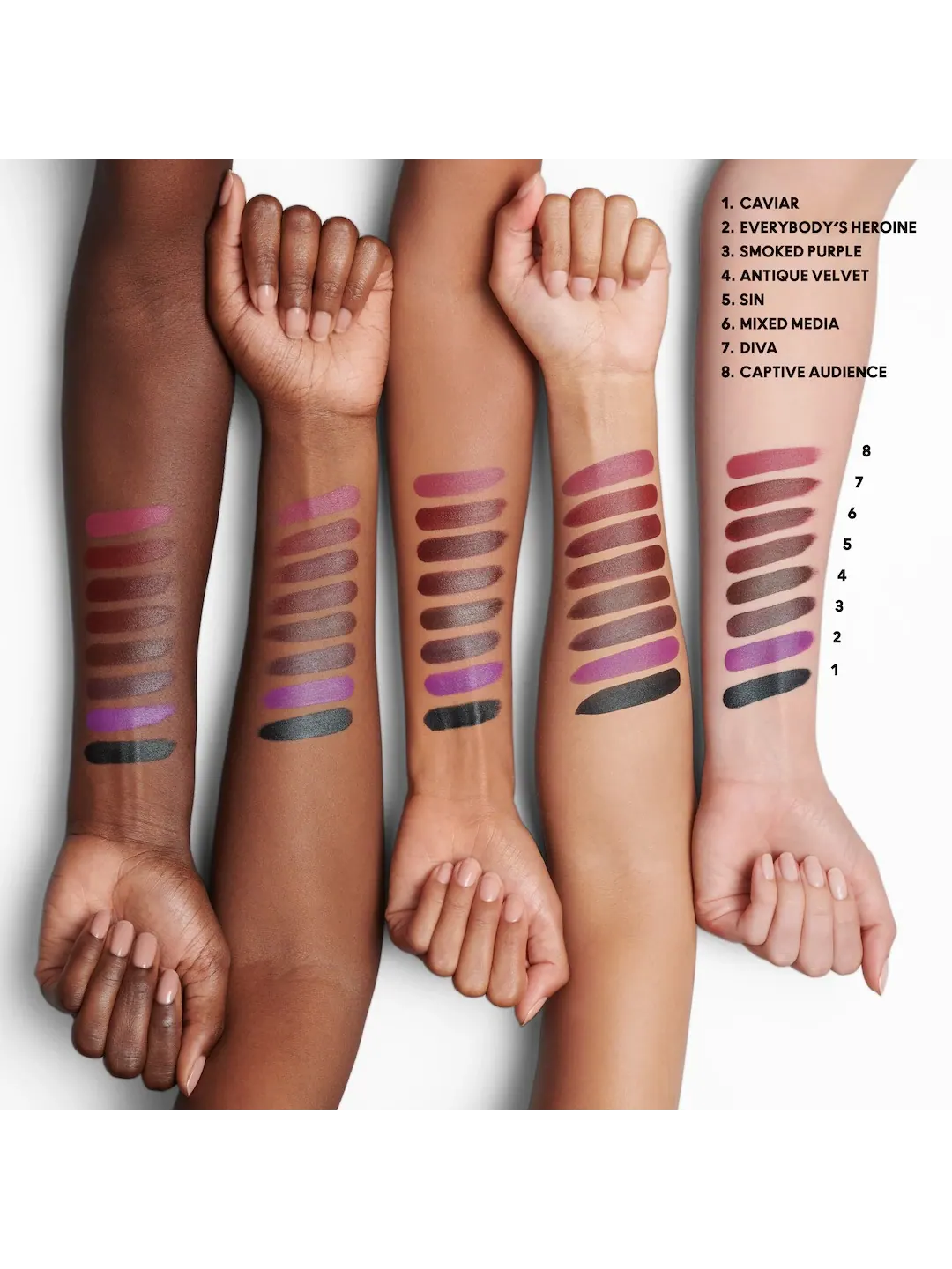 Губная помада MAC MACXimal Silky Matte, smoked purple, 3,5 г — изображение 7 из 7