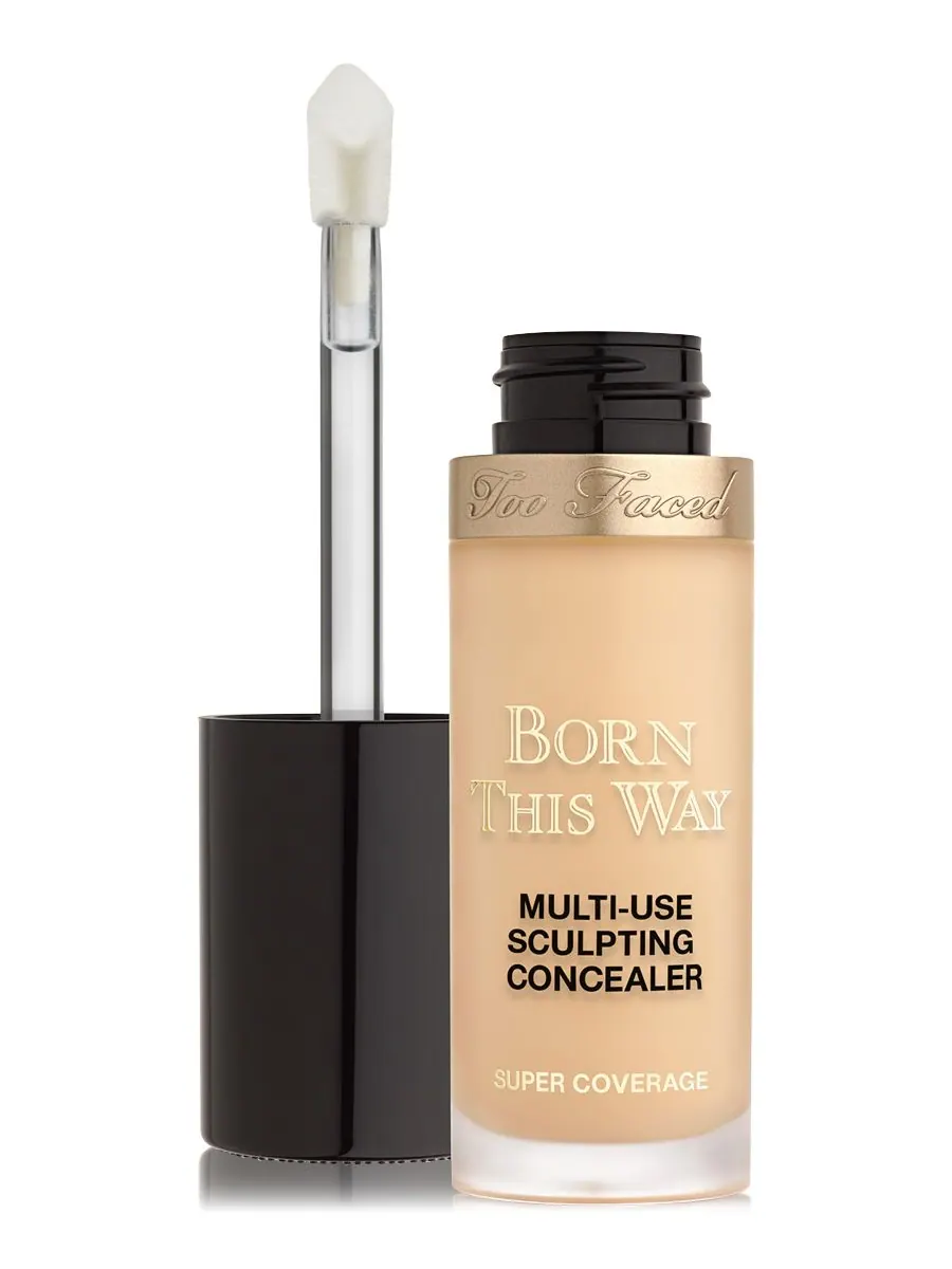 Born This Way Super Coverage Multi-Use Sculpting Concealer Too Faced, цвет shortbread