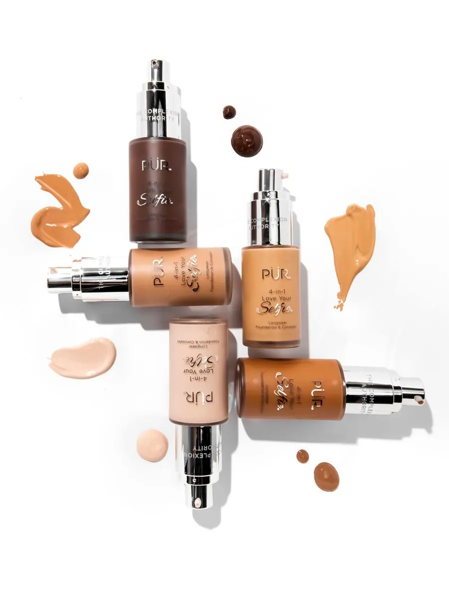 Тональный крем и консилер 4-в-1 Love Your Selfie Longwear Foundation & Concealer PÜR — изображение 6 из 6