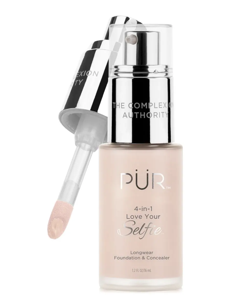 Тональный крем и консилер 4-в-1 Love Your Selfie Longwear Foundation & Concealer PÜR — изображение 1 из 6