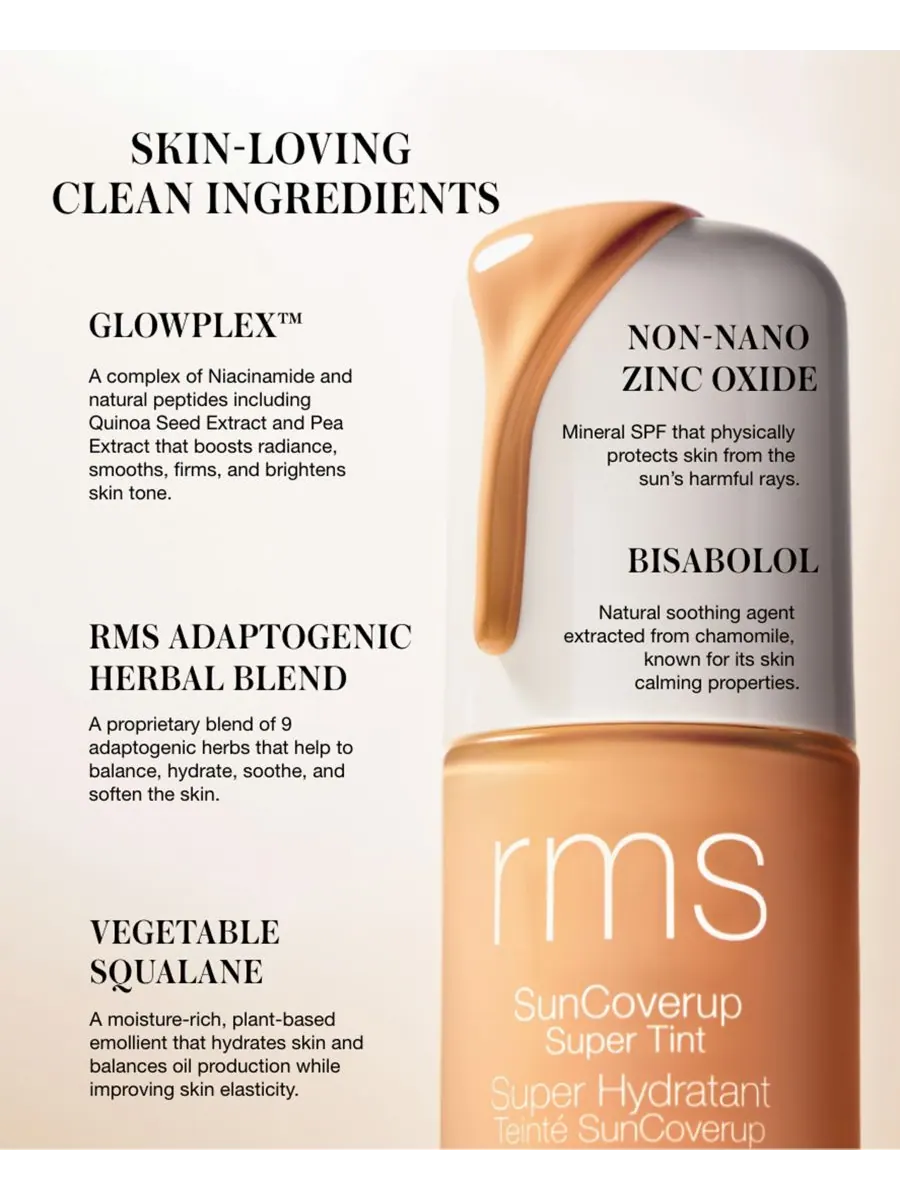 Солнцезащитный крем SunCoverup Super Tint SPF 50, 1 унция RMS Beauty, цвет rich earth — изображение 8 из 10