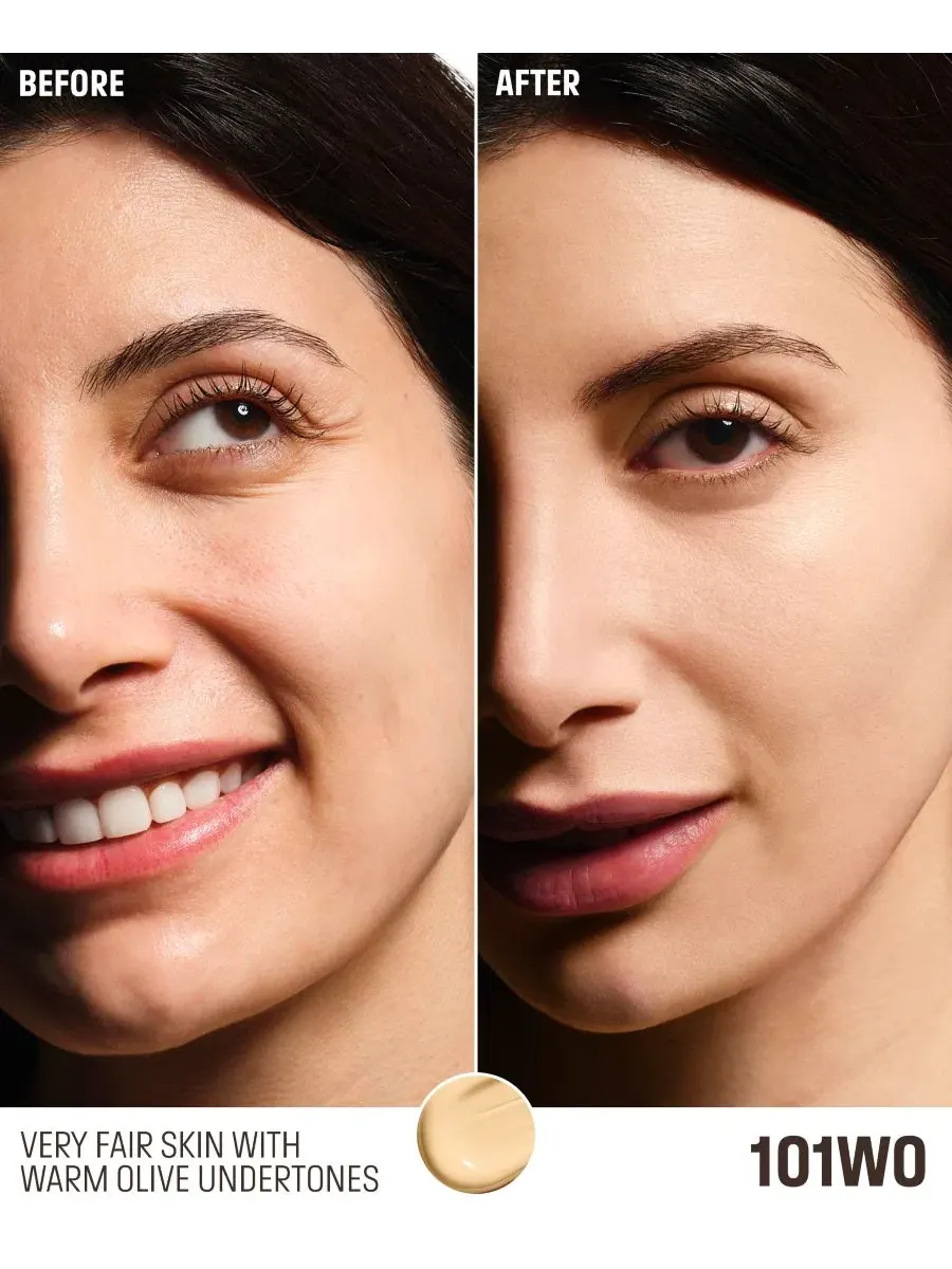 Тональный крем Balancing and Perfecting Longwear Foundation MAKE UP FOR EVER, 30 мл, 101WO Lace — изображение 2 из 4