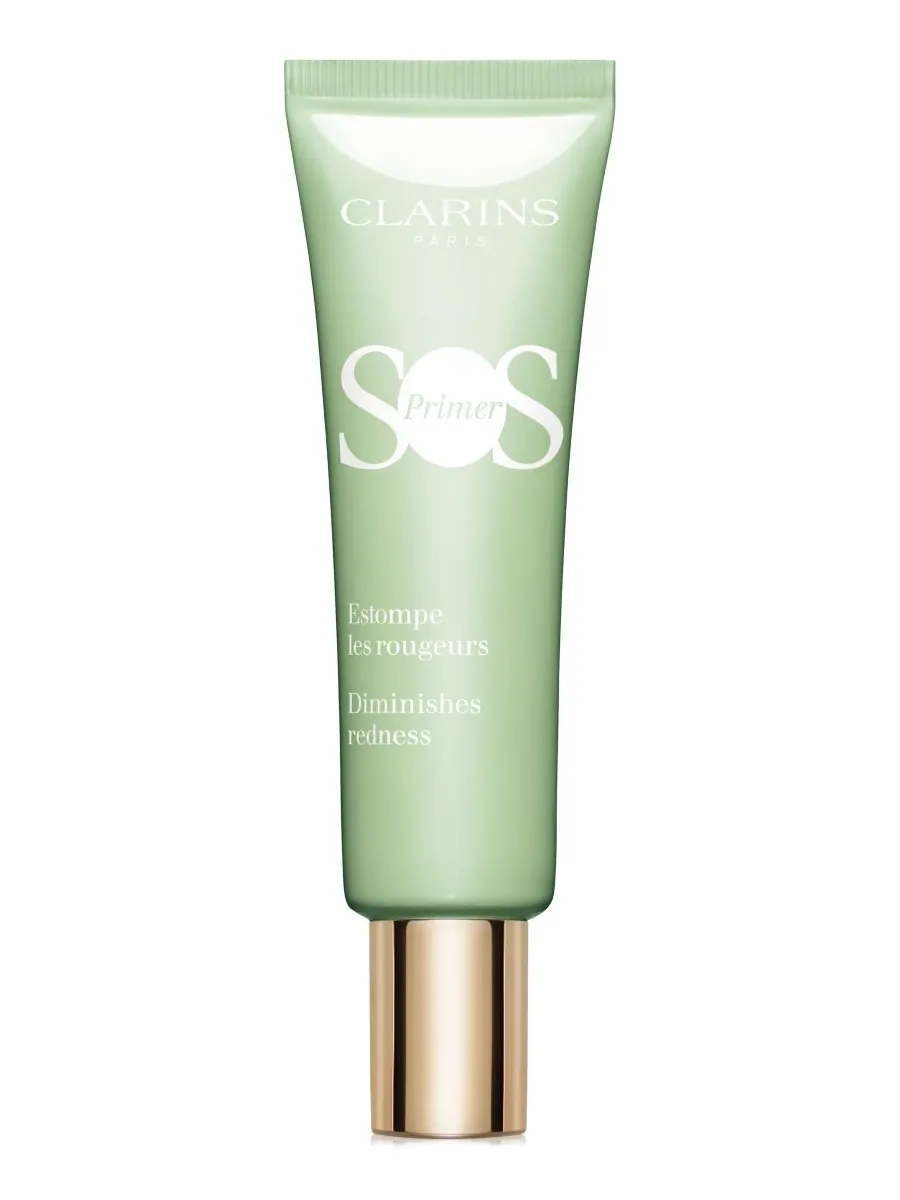 Праймер для макияжа SOS, корректирующий цвет лица и увлажняющий Clarins — зеленый