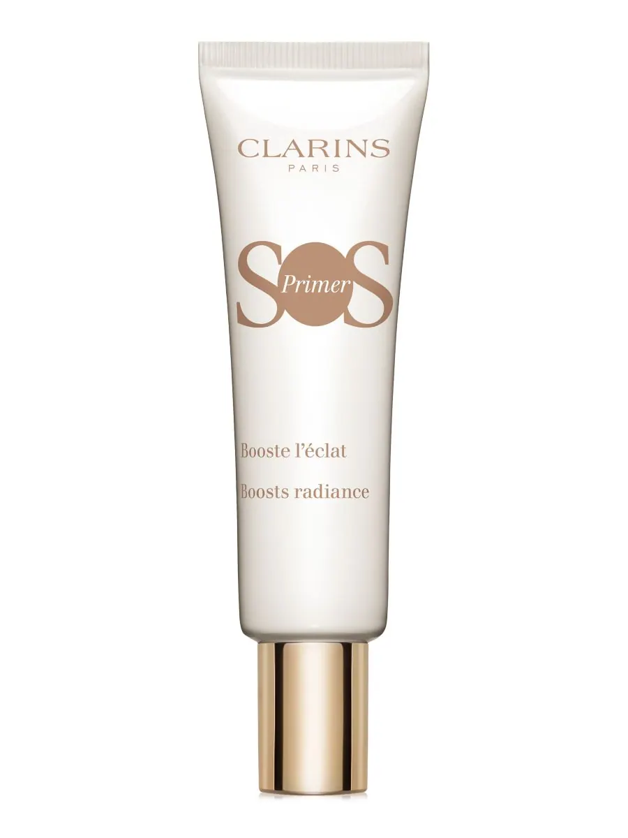 Праймер для макияжа SOS, корректирующий цвет лица и увлажняющий Clarins — белый