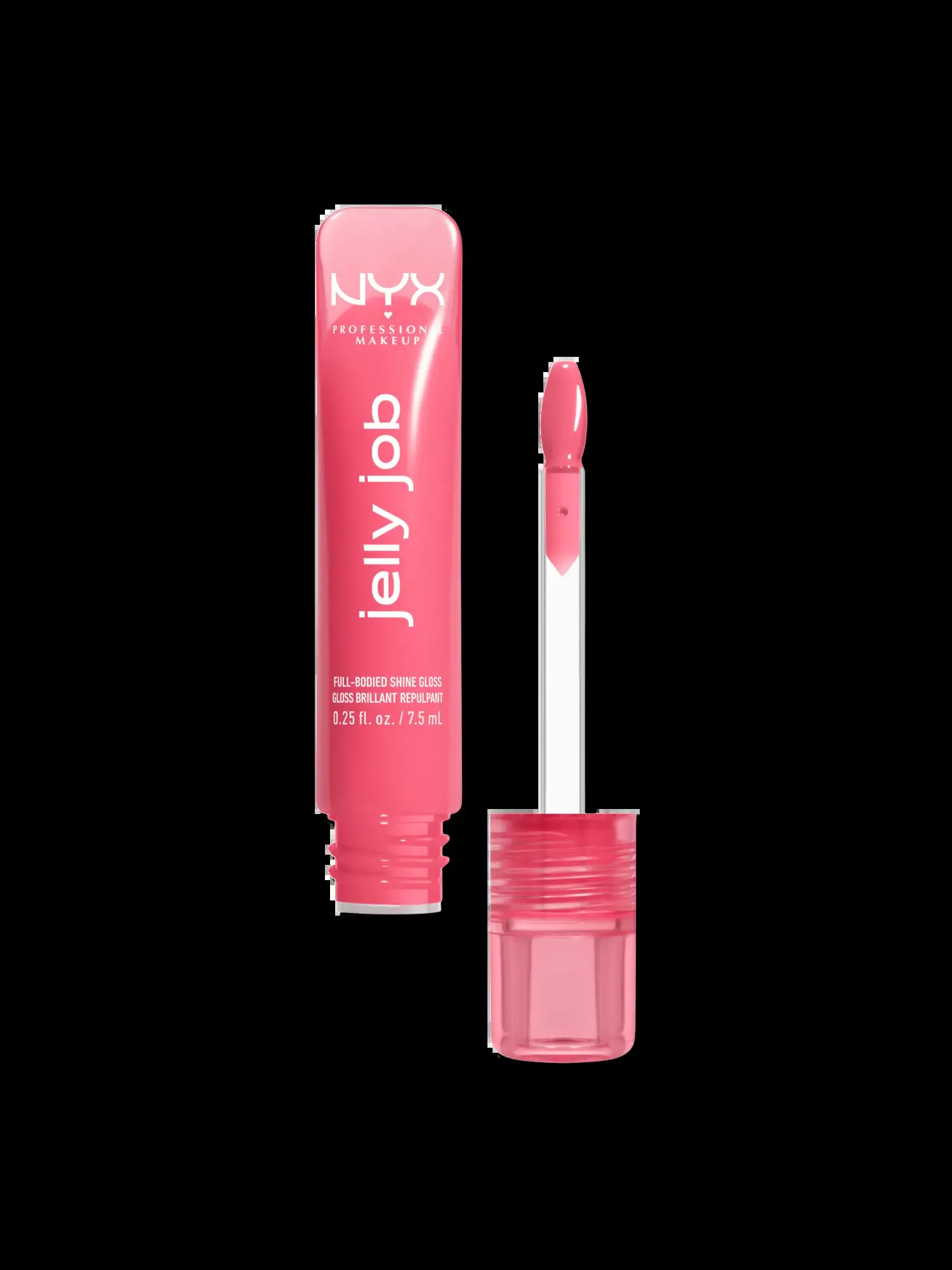 Блеск для губ NYX Professional Makeup Jelly Job, Jelly Blushin', 7.5 мл — розовый