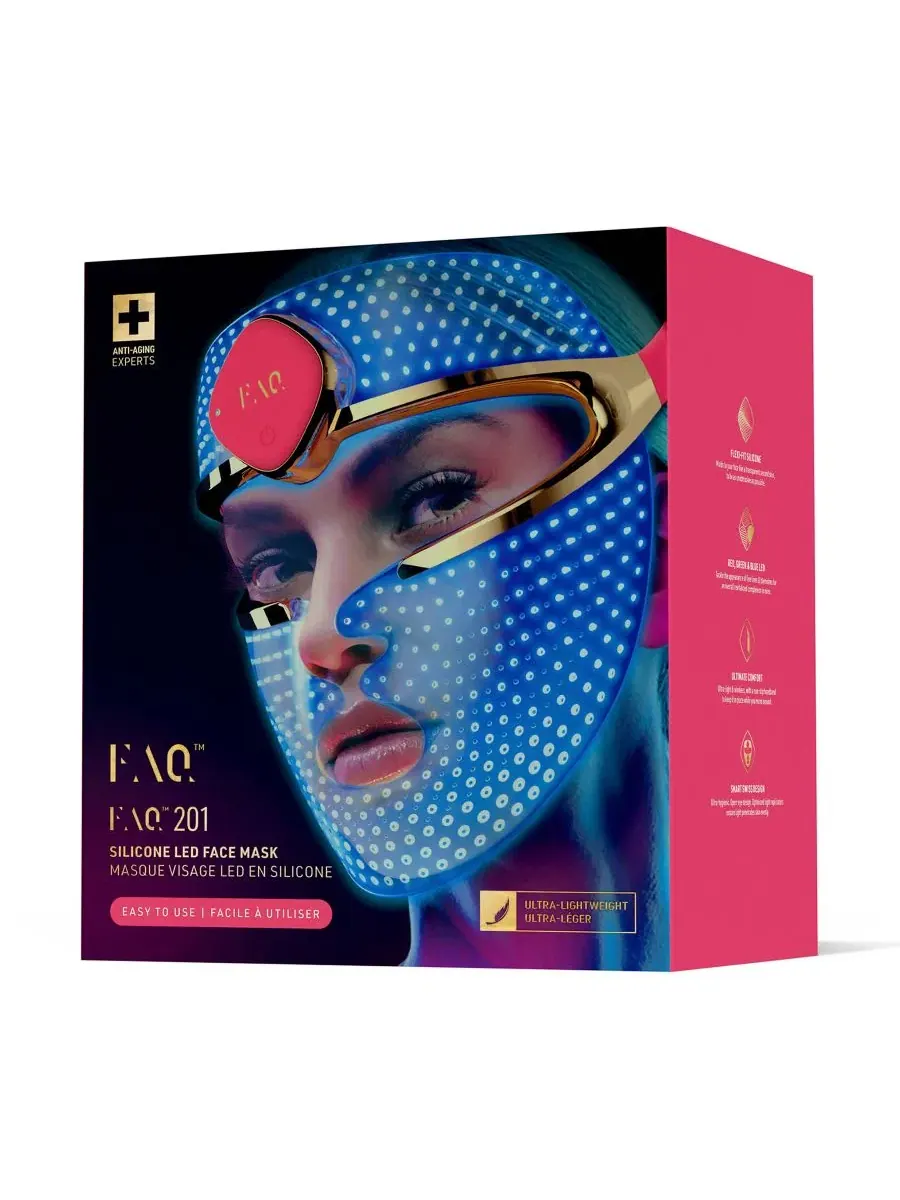 LED-маска для лица из силикона FOREO FAQ 201 — изображение 3 из 4