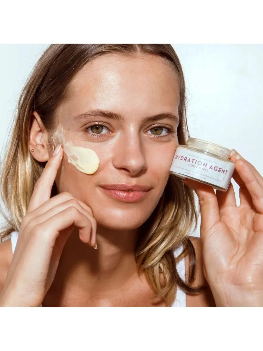 Крем для лица The Organic Skin Co. — Увлажняющий с ванилью и амарантом, натуральный органический — изображение 4 из 5