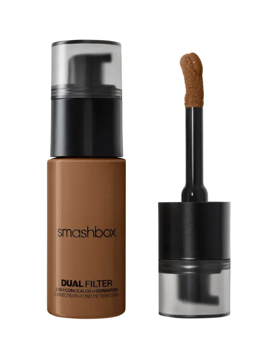 Консилер и тональная основа 2-в-1 Smashbox Dual Filter 2-in-1, 24 мл, Dark 29 Neutral — изображение 1 из 11