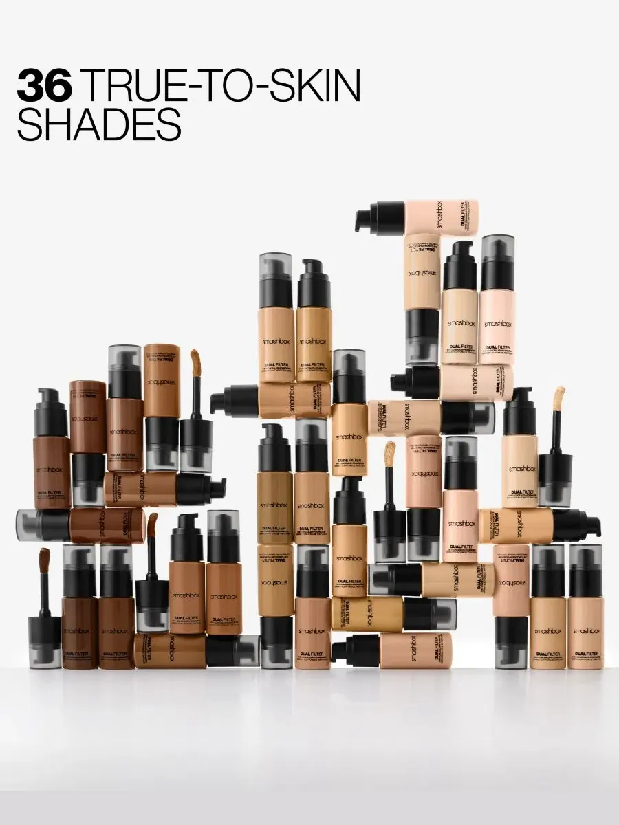 Консилер и тональная основа 2-в-1 Smashbox Dual Filter 2-in-1 Concealer + Foundation, 24 мл — изображение 11 из 11
