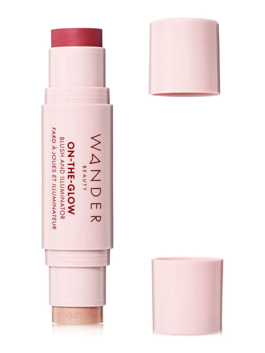 Румяна и хайлайтер On-The-Glow Wander Beauty, цвет strawberry fields/nude glow — бежевый