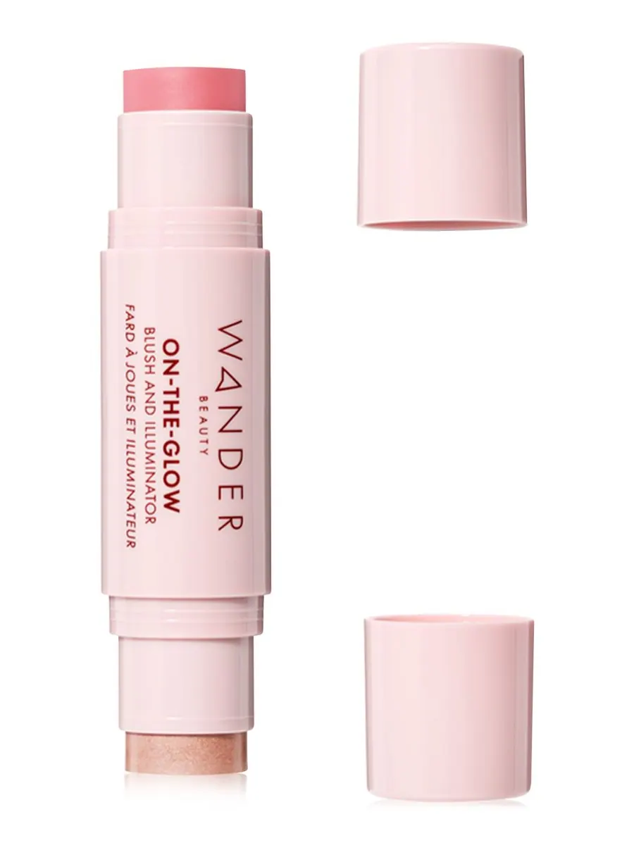 Румяна и хайлайтер On-The-Glow Wander Beauty — розовый