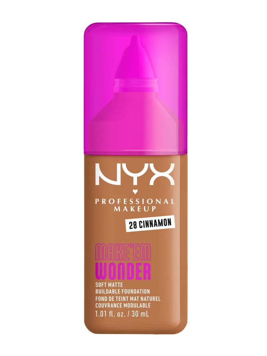 Тональный крем Wonder Foundation, 0,84 унции NYX Professional Makeup — коричневый