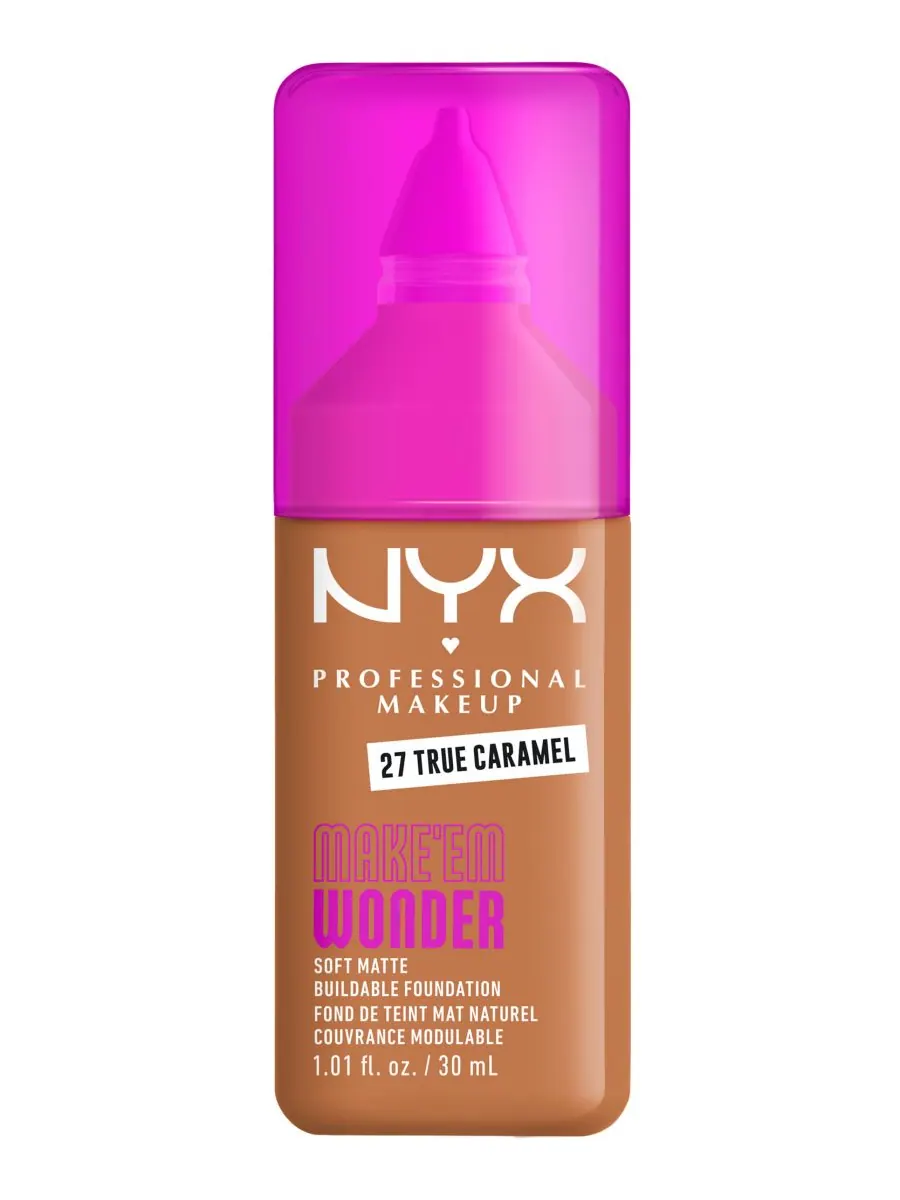 Тональный крем Wonder Foundation, 0,84 унции NYX Professional Makeup, цвет true caramel — изображение 1 из 10