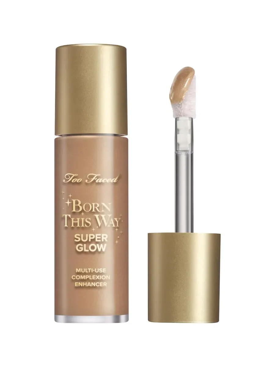 Too Faced Средство для улучшения цвета лица Born This Way Super Glow Multi-Use, 1 унция — золотистый