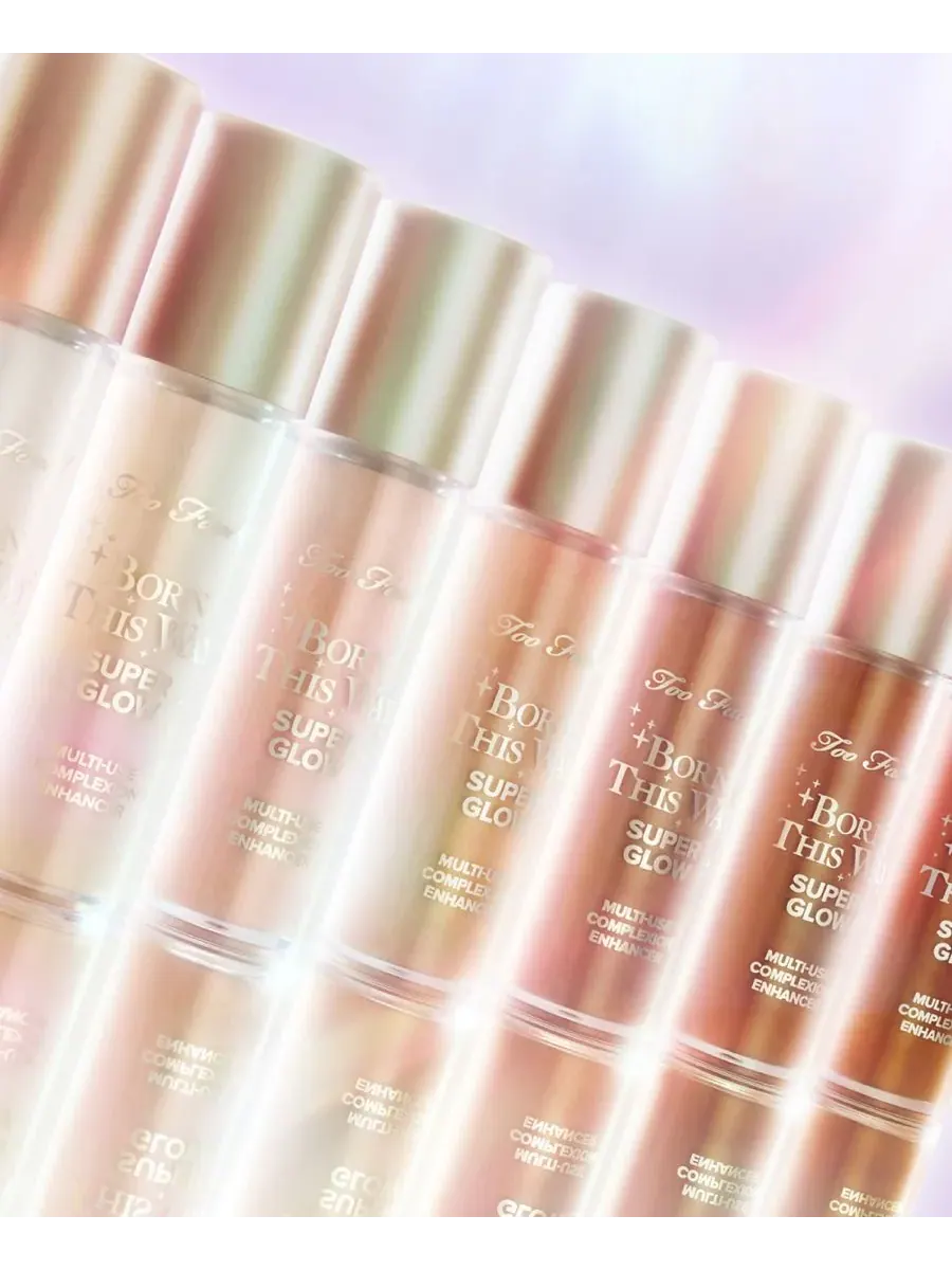 Too Faced Средство для улучшения цвета лица Born This Way Super Glow Multi-Use, 1 унция — изображение 10 из 10