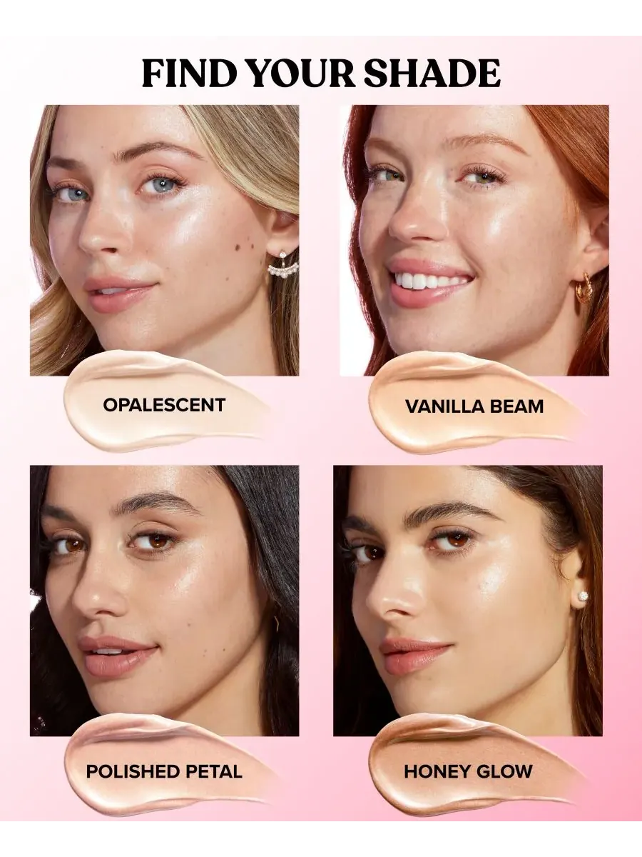 Too Faced Средство для улучшения цвета лица Born This Way Super Glow Multi-Use, 1 унция — изображение 5 из 10