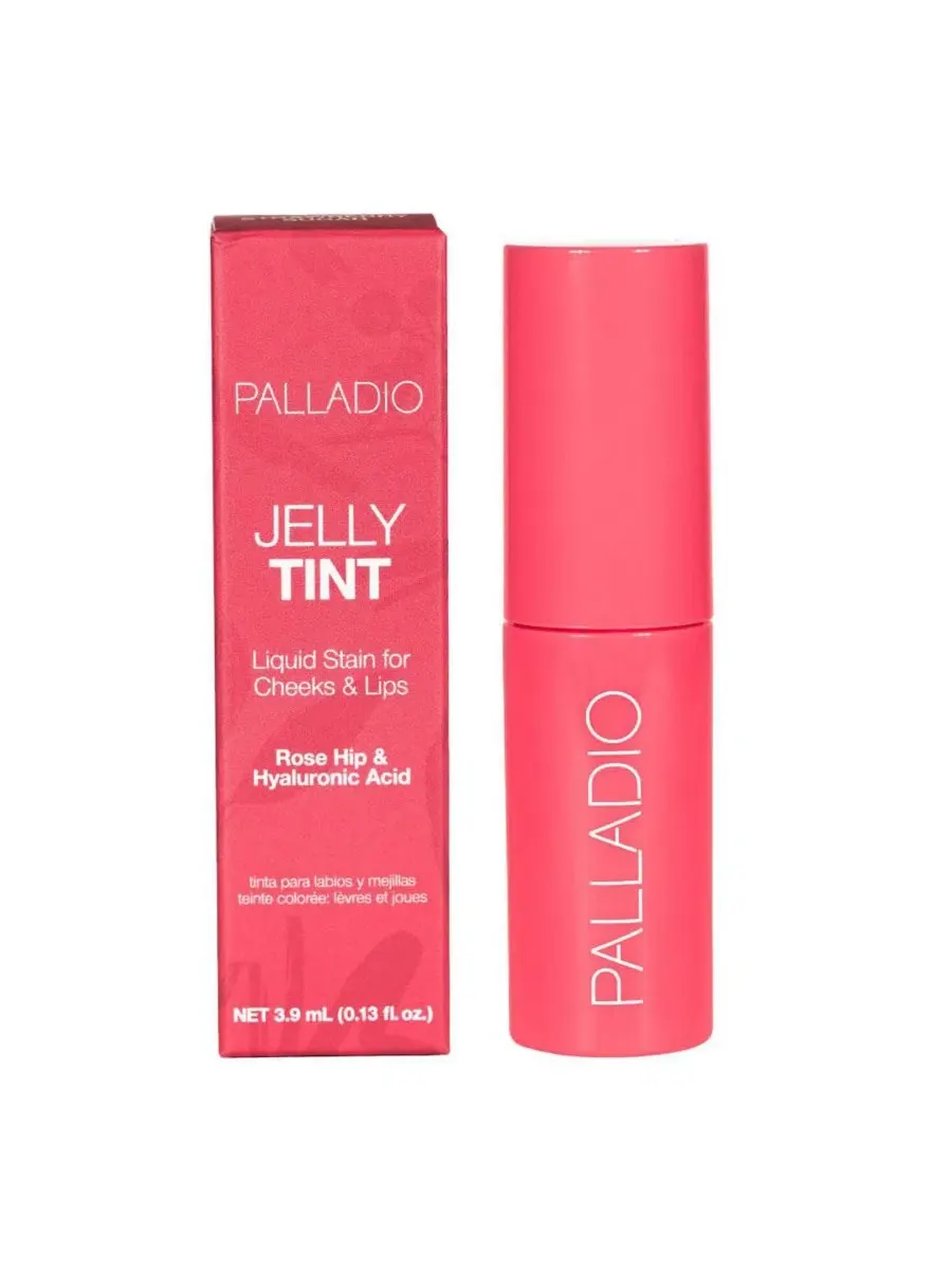 Желейный тинт - 2-в-1 для губ и щек Palladio, strawberry sugar — изображение 3 из 9