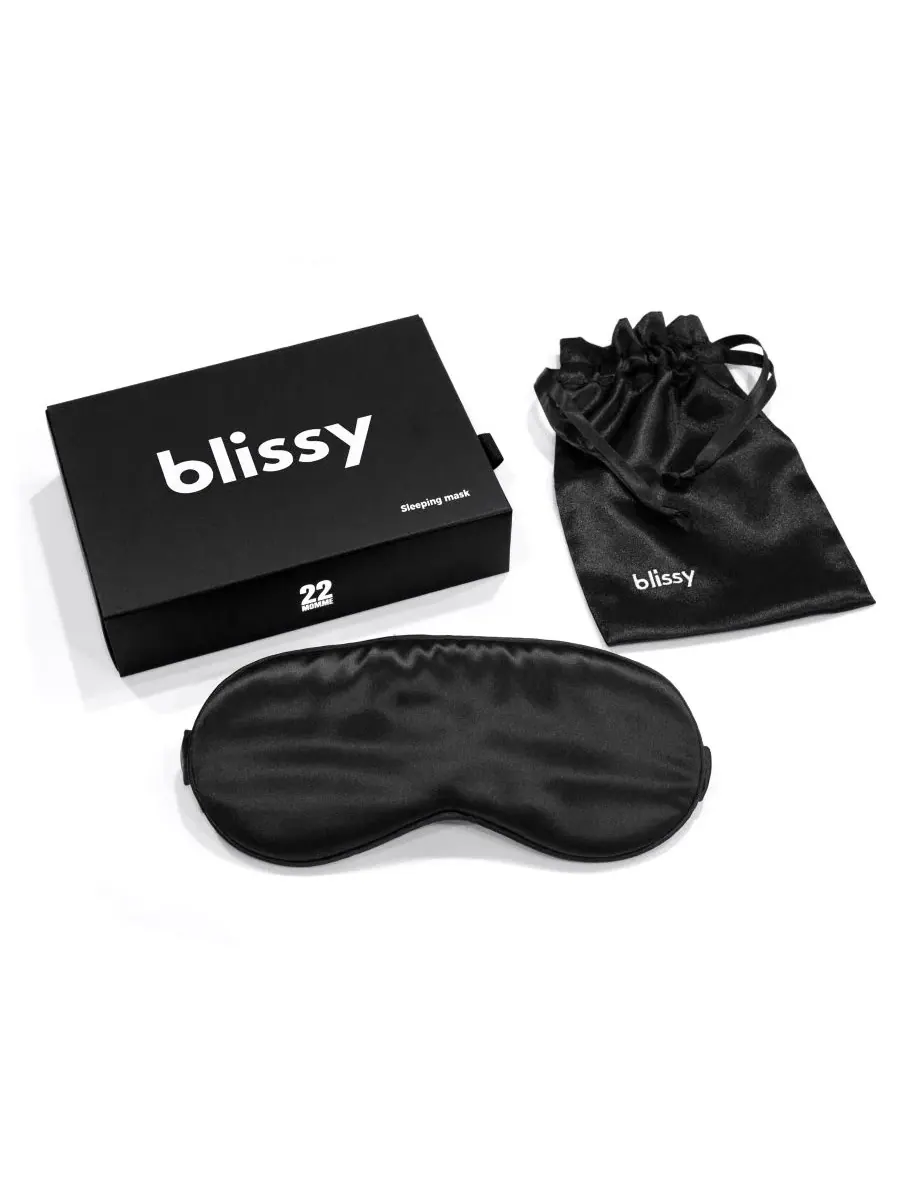 Маска для сна из шелка Pure Silk Sleep Mask BLISSY