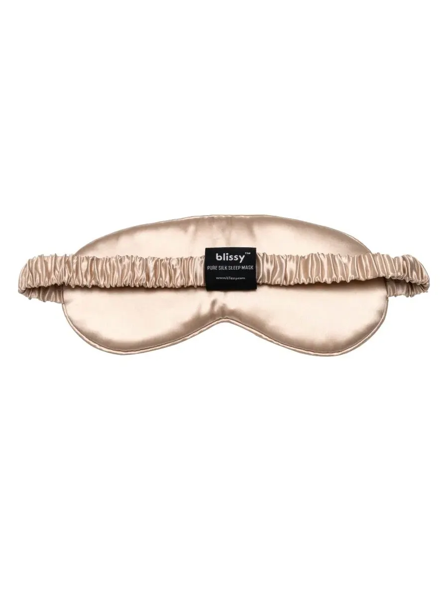 Маска для сна из шелка Pure Silk Sleep Mask BLISSY — изображение 3 из 3
