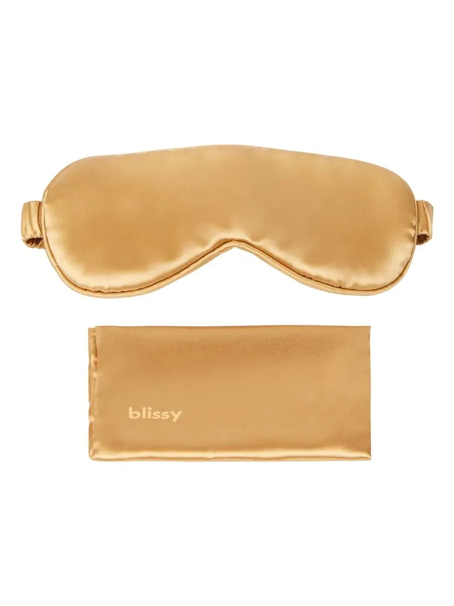 Шелковая маска для сна Pure Silk Sleep Mask BLISSY — изображение 2 из 3