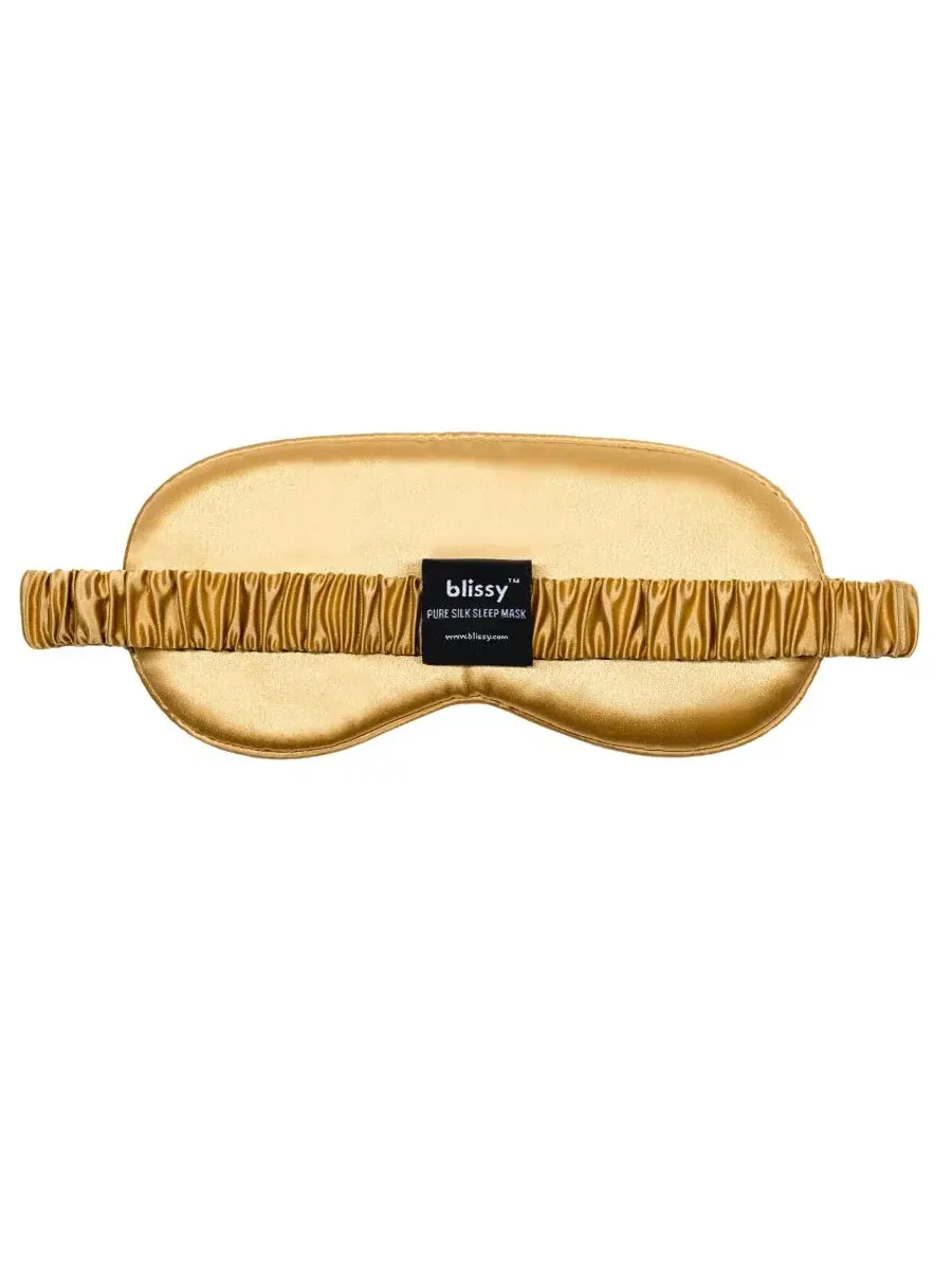 Шелковая маска для сна Pure Silk Sleep Mask BLISSY — изображение 3 из 3